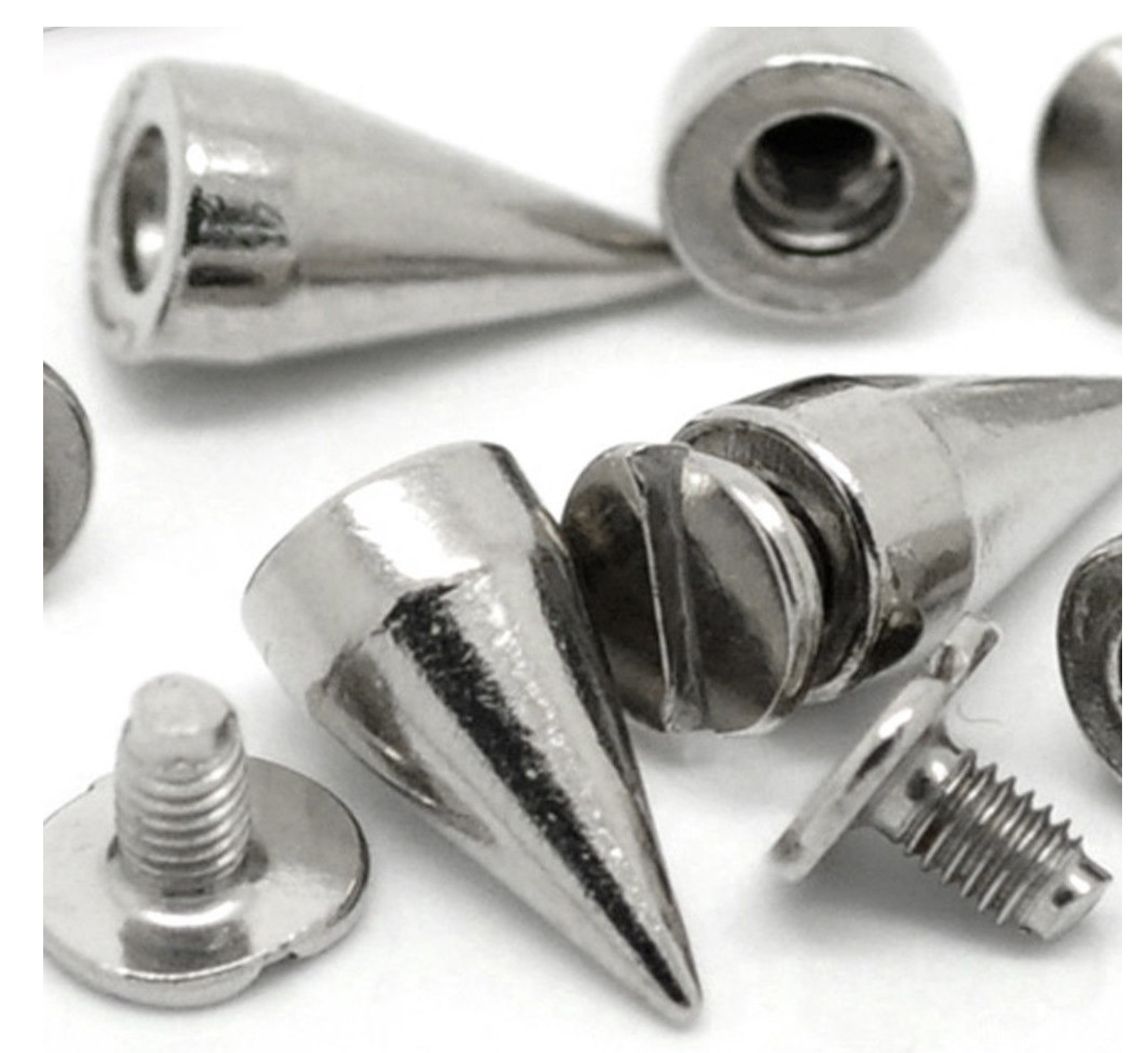 Small Cone 13mm 1/2" Screw Back Spike - Single